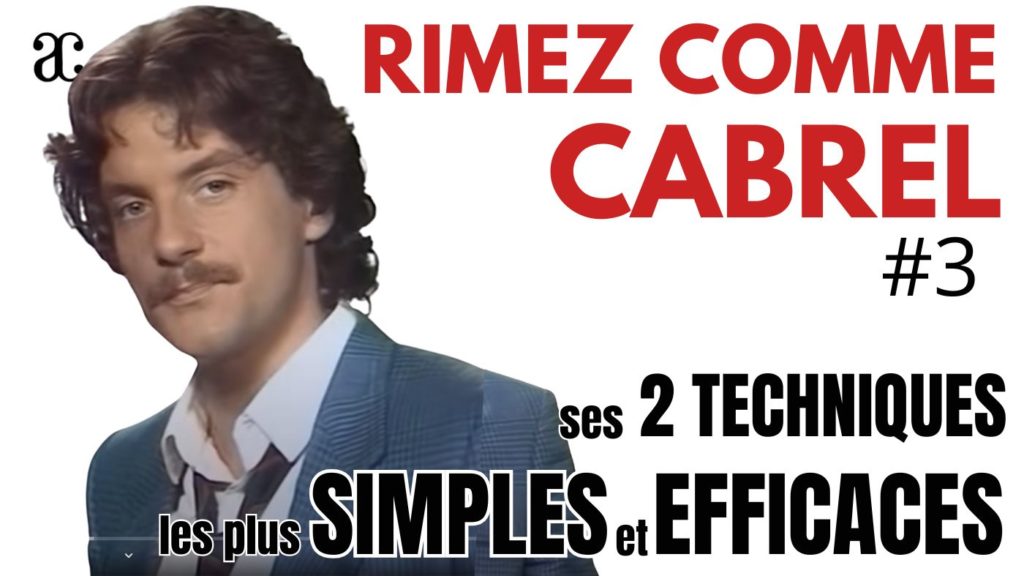 Des rimes comme Cabrel : simples et efficaces